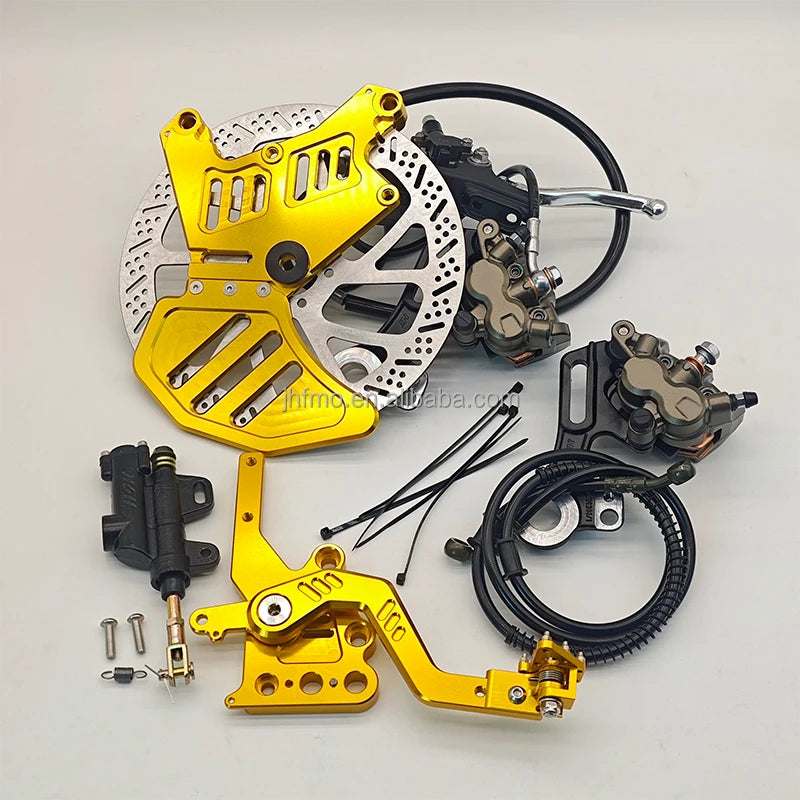 Ultra Bee Brake 240mm Rear Disc Brake Kit with Dual-Caliper Bracket for Talaria MX3 MX4