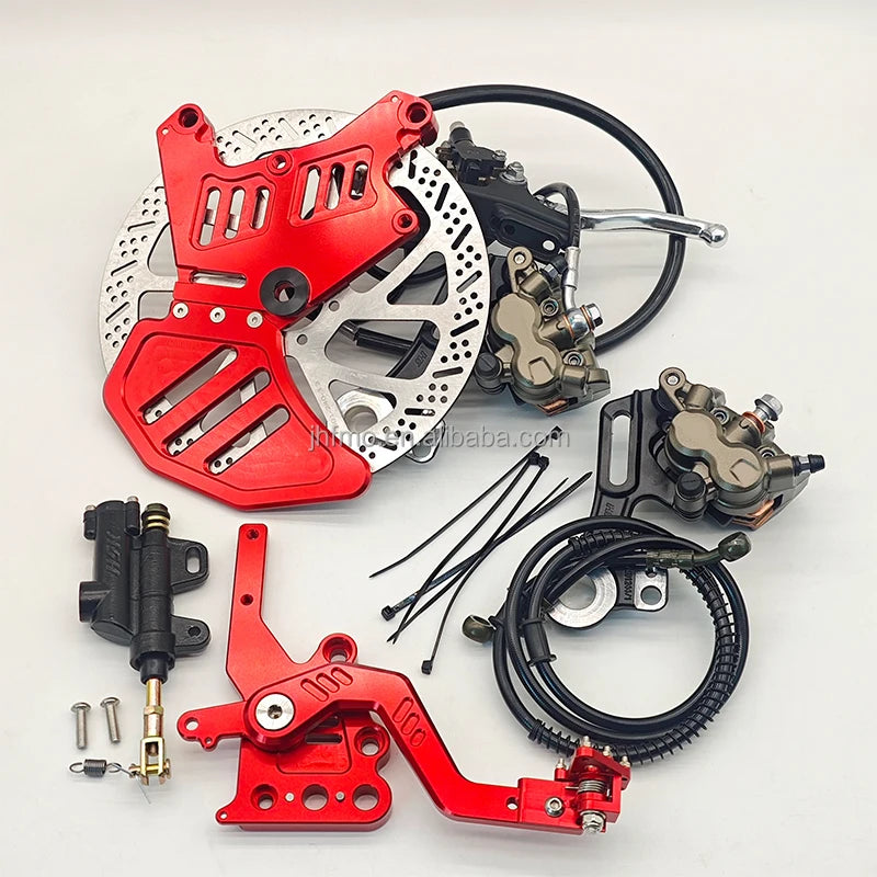 Ultra Bee Brake 240mm Rear Disc Brake Kit with Dual-Caliper Bracket for Talaria MX3 MX4