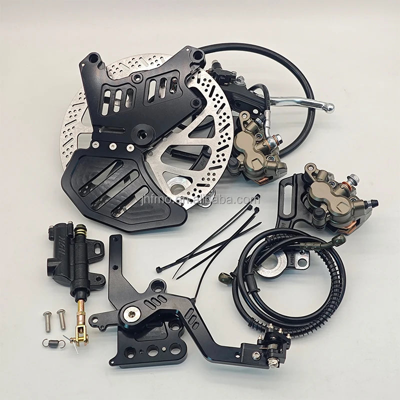 Ultra Bee Brake 240mm Rear Disc Brake Kit with Dual-Caliper Bracket for Talaria MX3 MX4