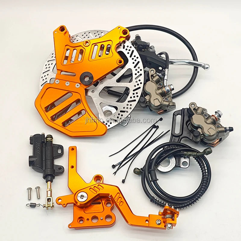 Ultra Bee Brake 240mm Rear Disc Brake Kit with Dual-Caliper Bracket for Talaria MX3 MX4