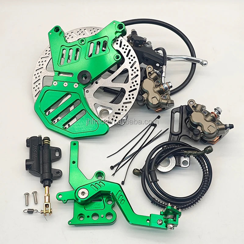 Ultra Bee Brake 240mm Rear Disc Brake Kit with Dual-Caliper Bracket for Talaria MX3 MX4