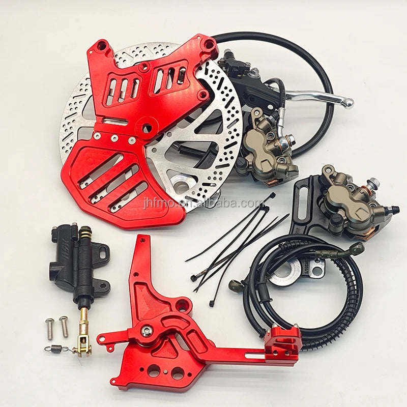 Ultra Bee Brake 240mm Rear Disc Brake Kit with Dual-Caliper Bracket for Talaria MX3 MX4